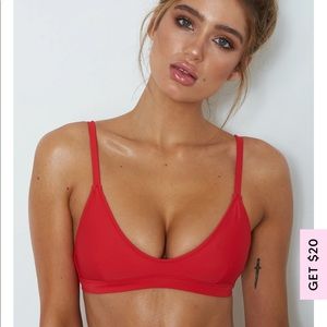 L’Escala Bikini Top White Fox